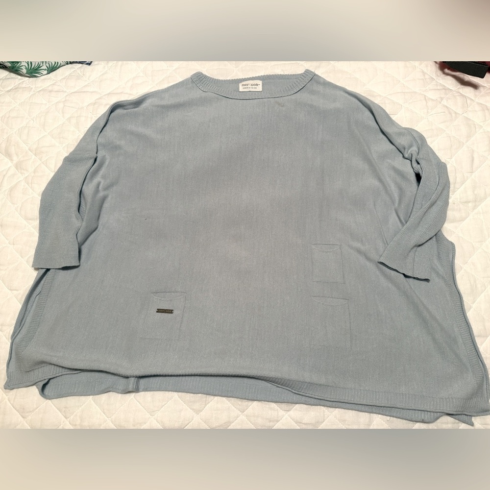 Light Blue Oversized Sweater